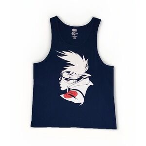 Naruto Shippuden Kakashi Hatake 20th Anniversary Graphic Tank Top Size XL